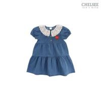 ราคา Chelsee ชุดเดรสยีนส์ ปกลูกไม้ แขนตุ๊กตา เรียบๆ ผ้ายีนส์ เบา เด็กผู้หญิง อายุ 1 5 10ปี เสื้อผ้าเด็ก รุ่น 238228 (126517805468)