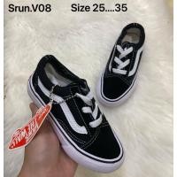 ราคา รองเท้าผ้าใบเด็ก Vans old skool รองเท้าผ้าใบเด็กชาย หญิง (14519780831)