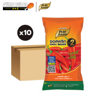 ราคา ยกลัง10ถุง เพียวฟู้ดส์ ซอสมะเขือเทศ ซอสพริก 900 1000กรัม ซอส เฟรนฟราย (24561707502)