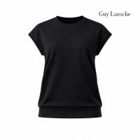ราคา Guy Laroche Jersey Crop top เสื้อยืด แขนเลย สีดำ G9YYBL (26414769802)