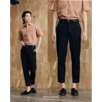ราคา New BARON Premium Common Pants กางเกงขายาวสแลคขากระบอกเล็กเอวสูง มีหูเข็มขัด กระเป๋าหลัง (24910739006)