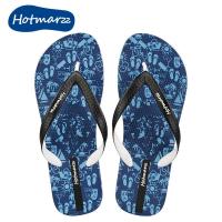 ราคา Hotmarzz Flip Flops Men S Beach รองเท้าแฟชั่นวัยเยาว์รองเท้าแตะ Anti Slip รองเท้าแตะ HM0812 (9345759873)
