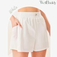 ราคา New in Nov WellBuddy กางเกงวิ่งผู้หญิง มีซับในกันโป๊ ใส่มือถือได้ กางเกงออกกำลังกายขาสั้น Active A Line Shorts (25656264339)