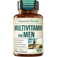 ราคา Multivitamin for Men Methylated Mens Multivitamins Multiminerals Capsules with Vitamin B12 A D C Zinc Magnesium More for Complete Daily Support High Potency Bioavailab (26400016340)