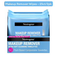 ราคา Neutrogena Cleansing Facial Wipes Individually Wrapped แผ่นเช็ดเครื่องสำอาง (21051667647)