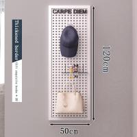 ราคา การเก็บของในครัวเรือน Pegboard ขนาด 120x50 ซม แผงแขวนเครื่องมือ แผ่นเหล็กหนา การขึ้นรูปแบบครบวงจร ใช้ได้หลายสถานการณ์ (24586326866)