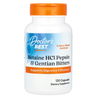 ราคา Betaine HCl Pepsin Digestive Enzymes for Protein Breakdown Absorption Non GMO Gluten Free (22046084193)
