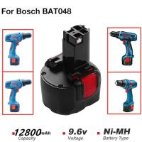 ราคา BAT048 9 6 V 5000mAh Ni CD แบตเตอรี่แบตเตอรี่เครื่องมือสำหรับ Bosch PSR 960 BH984 BAT048 BAT119 (25180435422)