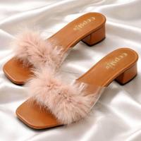 ราคา รองเท้าส้นสูง Bigsize 41 45 รองเท้าผู้หญิง แฟชั่น สูง 2 นิ้ว ขนมิ้ง ขนเฟอร์ ไซส์ใหญ่ สีสวย ใส่ออกงาน ปาร์ตี้ งานแต่ง (16541036227)