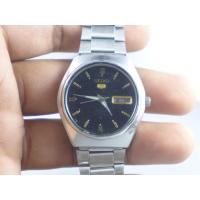 ราคา นาฬิกา Vintage มือสองญี่ปุ่น Seiko 5 Five 7009 AUTOMATIC ผู้ชาย ทรงกลม กรอบเงิน หน้าดำ สำหรับอะไหล่ ซ่อม เท่านั้น เดิน 5 นาที ขายตามสภาพ หน้าปัด 38mm (25462797920)