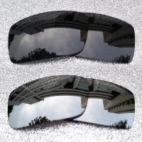 ราคา เลนส์อะไหล่โพลาไรซ์2คู่สำหรับ Oakley Gascan OO9014กรอบแว่นกันแดด ติดตั้งได้ง่าย ใส่ได้พอดี ป้องกันรังสียูวี100 ดำ เงิน (20332789449)