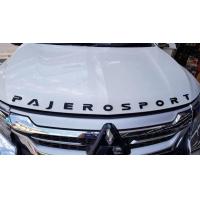 ราคา Mitsubishi Pajero Allnew โลโก้ตัวอักษรติดฝากระโปรงสีดำ Pajero Sportใส่ได้ทุกรุ่น logo Pajeroโลโก้ปาเจโร่แต่งรถปาเจโร่ของแต่งpajeroของแต่งราคาถูก (525574929)