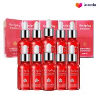 ราคา N002 เซรั่มทับทิม One spring ชุด 10 ชิ้น สุดคุ้ม เซรั่มหน้า ขาวเนียนใส เซรั่มลดเลือนริ้วรอย ผิวเรียบเนียน ด้วยสารสกัดจากทับทิม N002 (2908254335)