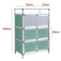 ราคา ตู้กับข้าวมินิ 2 ชั้น ตู้ครัวประหยัดพื้นที่ ตู้เก็บของอลูมิเนียม ตู้กับข้าว ตู้เสื้อผ้า ตู้อเนกประสงค์ ต้องมีการประกอบ (25174288323)