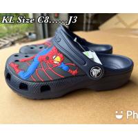 ราคา รองเท้าเด็กชาย Crocs ลาย Spiderman C8 J3 มี 3 สีให้เลือก รองเท้าเบาและนี่มใส่สบาย ใช้ดี ใช้ทนทาน (18458833068)