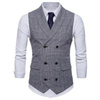 ราคา Waistcoat เกาหลีไซส์ใหญ่ผู้ชายเสื้อกั๊กผู้ชาย เสื้อสูทธุรกิจด้านล่างสลิม สีเทาเข้ม สีเทาอ่อน เสื้อกั๊กเสื้อกั๊กธุรกิจสบาย ๆ (22563875358)