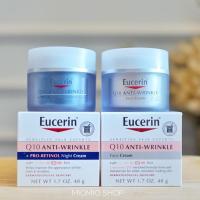 ราคา Eucerin Q10 Anti Wrinkle Day Face Cream Night Pro Retinol Cream (24704574540)