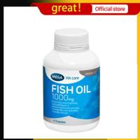 ราคา Fish oil Mega we care fish oil 1000mg 30 capsule น้ำมันปลา (25275183170)