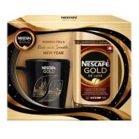 ราคา Nescafe Gold Blend Gift Set Mug เนสกาแฟ โกลด์ เบลนด์ กาแฟนำเข้าจากสวิส กิ๊ฟเซ็ท 200g แก้วมัคใส (25680583165)