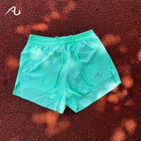 ราคา AU RUNNING กางเกงวิ่งมาราธอนขาสั้น ทรงแหวกข้างสูง (126548186136)