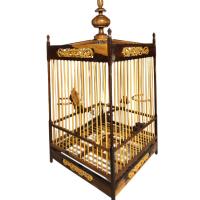 ราคา กรงนกกรงหัวจุก กรงนกไม้ขี้เหล็ก หัวรวบ 15 ซี่ กรงนกกรงหัวจุก มาใหม่ ราคาถูกพร้อมหัวกรงนก (16702448979)