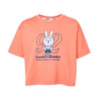 ราคา Skechers สเก็ตเชอร์ส เสื้อยืดแขนสั้นเด็กผู้หญิง Girls Comfort Athletic Short Sleeve Tee SL424G664 OR01 (23680563665)