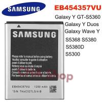 ราคา แบตเตอรี่ Samsung Galaxy Y GT S5360 Galaxy Y Duos S5368 S5380 S5380D Galaxy Wave Y S5300 Samsung EB454357VU 1200mAh ส่งสินค้าทุกวัน สินค้าในไทย (20128783958)
