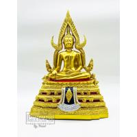 ราคา พระพุทธชินราชสีทองลงยาแร่เหล็กน้ำพี้ ขนาดหน้าตัก5นิ้ว ฐาน7นิ้ว สูง 12 นิ้ง (7883170626)