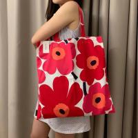 ราคา New กระเป๋า marimekko แท้100 Tote Bag กระเป๋าผ้าใบ กระเป๋าสะพายข้าง (24396859838)