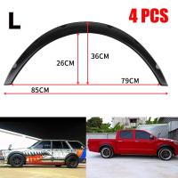 ราคา 4PCSคิ้วล้อ ABS 4 ชิ้น โป่งซุ้มล้อ ซุ้มรถเก๋ง ซุ้มรถกระบะ โป่งล้อแต่ง ซุ้มแต่งรถยนต์ ซุ้มล้อแต่งรถยนต์ เก๋ง กระบะ คิ้วล้อรถยนต์ ผิวดำด้านจีเอ็มสีดำยืดหยุ่นล้อคิ้วรถบรรทุกล้อโค้งริมฝีปากบังโคลนลำโพงป้อ