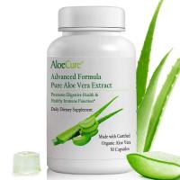 ราคา rfj137 AloeCure Aloe Vera Capsules 30 Capsules Organic Aloe Vera 160000mg Aloe Vera Equivalent Gut Health Digestive Comfort Stomach Acid Buffer Immune (26242773139)