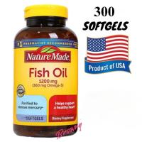 ราคา Nature Made Fish Oil 1200 mg 360 mg OMEGA 3 Per Softgel 300 Softgels (25429454428)