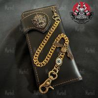 ราคา Marbell กระเป๋าหนังวัวแท้ พร้อมโซ่ทองเหลือง และของแต่งซิงค์ (16365641340)