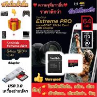 ราคา SANDISK Extreme Micro SD card 64GB 128GB 256GB 512GB V30 4K U3 C10 A2 SDcard แท้ Memory card GoPro Nintendoswitch โดรน (25767170175)