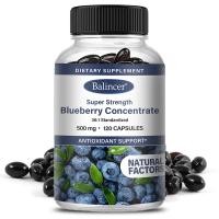 ราคา อาหารเสริมบลูเบอร์รี่ สารต้านอนุมูลอิสระจากธรรมชาติ ส่งเสริมสุขภาพผิว สุขภาพดวงตา การทำงานของสมอง และสุขภาพเซลล์ 120 แคปซูล (26160314579)