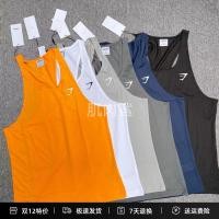 ราคา Ready Stock Gymshark Fitness Mens Lightweight Quick drying Sports Vest Muscle Shark British Fashion Brand Fitness Clothing (23304534795)