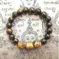 ราคา ประคำข้อมือ เหล็กไหลไพลดำ ประคำพระสมเด็จม้วน แร่ดูดทรัพย์ สมเด็จโต เม็ดประคำ 10 มิล สร้อยลูกปัดเหล็กไหล มวลสาร ศักดิ์ สิทธิ์ สร้อยยืดได้ (15999957659)