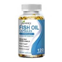 ราคา Fish Oil Capsules น้ำมันปลา 1296mg EPA 864mg DHA 120pcs (25699166348)