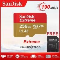 ราคา ส่งด่วน SANDISK Extreme Game Micro SDcard 32 64 128 256GB 190MB UHS I V30 U3 A2 Memory card Nintendo UHS I V30 4K U3 C10 A2 SDcard แท้ Memory card 128 GB MICRO SD CARD ไมโครเอสดีการ์ด (25936349658)