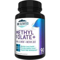 ราคา Double Strength Most Bioactive Methyl Folate Uniquely Formulated with Highest Pharmaceutical Grade Methylcobalamin B12 Niacin B1 B2 B6 Works Synergistically for Max Result (126206738855)
