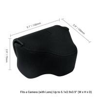 ราคา JJC Mirrorless กระเป๋ากล้อง Neoprene กระเป๋ากล้อง Body Case Anti Scratch สำหรับ Canon R7 R10 RF S 18 45มม เลนส์ Canon อุปกรณ์เสริม (16518752278)