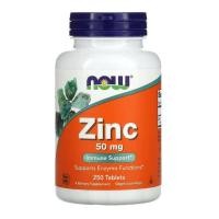 ราคา NOW Foods Zinc 50 mg 250 Tablets (21020582631)