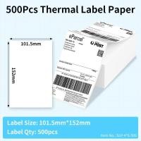 ราคา กระดาษฉลากความร้อน ขนาด 100x150 มม พับแบบพัด ขนาด A6 สำหรับเครื่องพิมพ์ความร้อน Phomemo PM 241BT D520 246S 245BT 249BT 344 WF (22523278932)