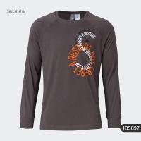 ราคา adidas เสื้อยืดแขนยาว SMC สำหรับผู้ชายและผู้หญิง สไตล์กีฬาและลำลอง คอวี ระบายอากาศได้ดี (26242622857)