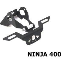 ราคา ท้ายสั้นพับได้ แผ่นติดป้ายทะเบียน KAWASAKI NINJA 400 Z400 ผลิตจากเหล็กหนา แข็งแรง (17911546698)