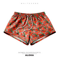 ราคา WhiteSand Women Boardshorts กางเกงว่ายน้ำผู้หญิง ลาย Aloha (26292205245)