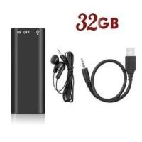 ราคา เครื่องดักฟังขนาดจิ๋วสุด บันทึกเสียง MP3 แฟลชไดร์ฟ 8GB บันทึกเสียงต่อเนื่อง18ชม (25985625445)