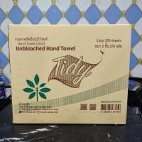 ราคา ยกลัง กระดาษทิชชู่ กระดาษเช็ดมือ 250 แผ่น Tidy รุ่นEco (24006526464)