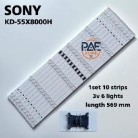 ราคา 0001181 หลอดเเบล็คไลท์ทีวีโซนี่ BACKLIGHT SONY รุ่น KD 55X8000H 1set 10 เส้น 6 LED 3 V ยาว 569 mm (24731589393)