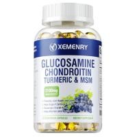 ราคา Xemenry Glucosamine Chondroitin Turmeric MSM 2100mg High Potency Joint Support Supplement 120 Vegetarian Capsules (24535221673)